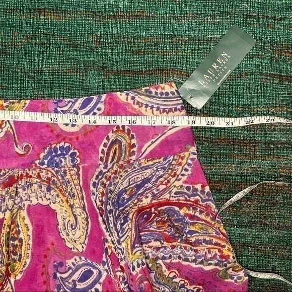 NWT Ralph Lauren paisley gauze skirt - Picture 9 of 11